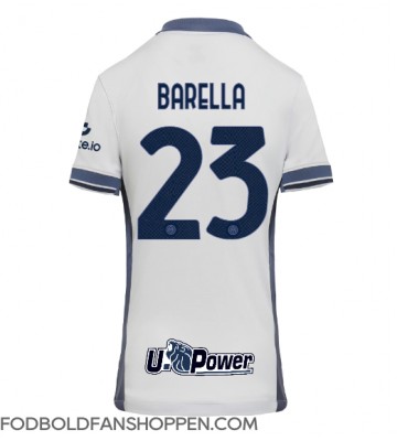 Inter Milan Nicolo Barella #23 Udebanetrøje Dame 2024-25 Kortærmet